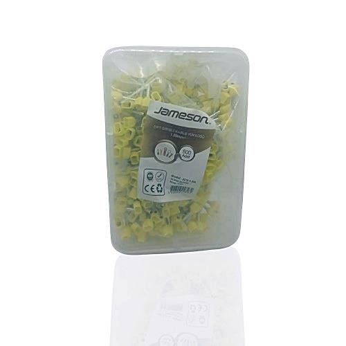 JAMESON JCY-1.0A ALMAN NORMU ÇİFT GİRİŞLİ KABLO YÜKSÜĞÜ (2x1,00 MM-SARI) (500 ADET )