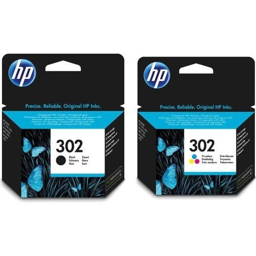 HP 302 Siyah Ve Renkli Kartuş 2'Li Set HP F6U65Ae