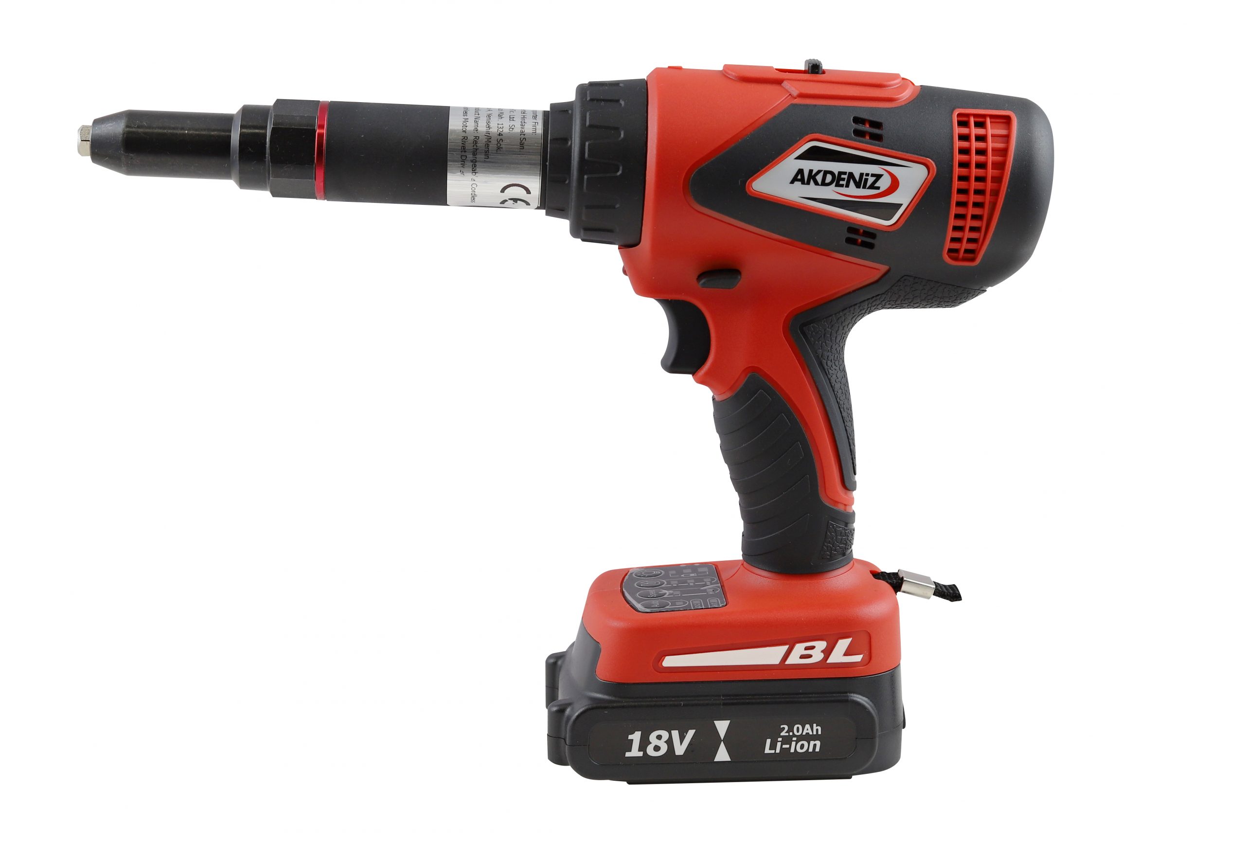 Akdeniz AKD BL18DR-20Li Şarjlı Somun Perçin Tabancası