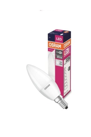Osram Led Value 4.9W Mum Beyaz Işık E-14 Ampul 470 lm (1 Adet)