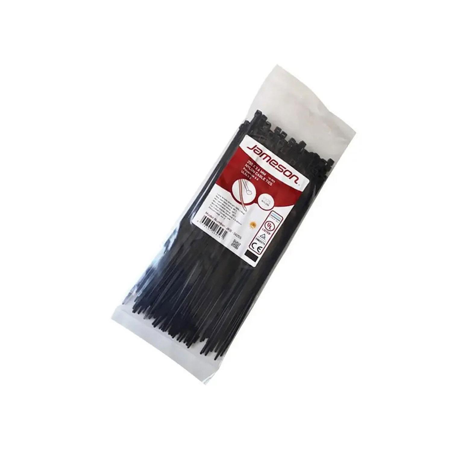 JAMESON JKB-3630S SİYAH KABLOBAĞI (3.6x300) (200 ADET )