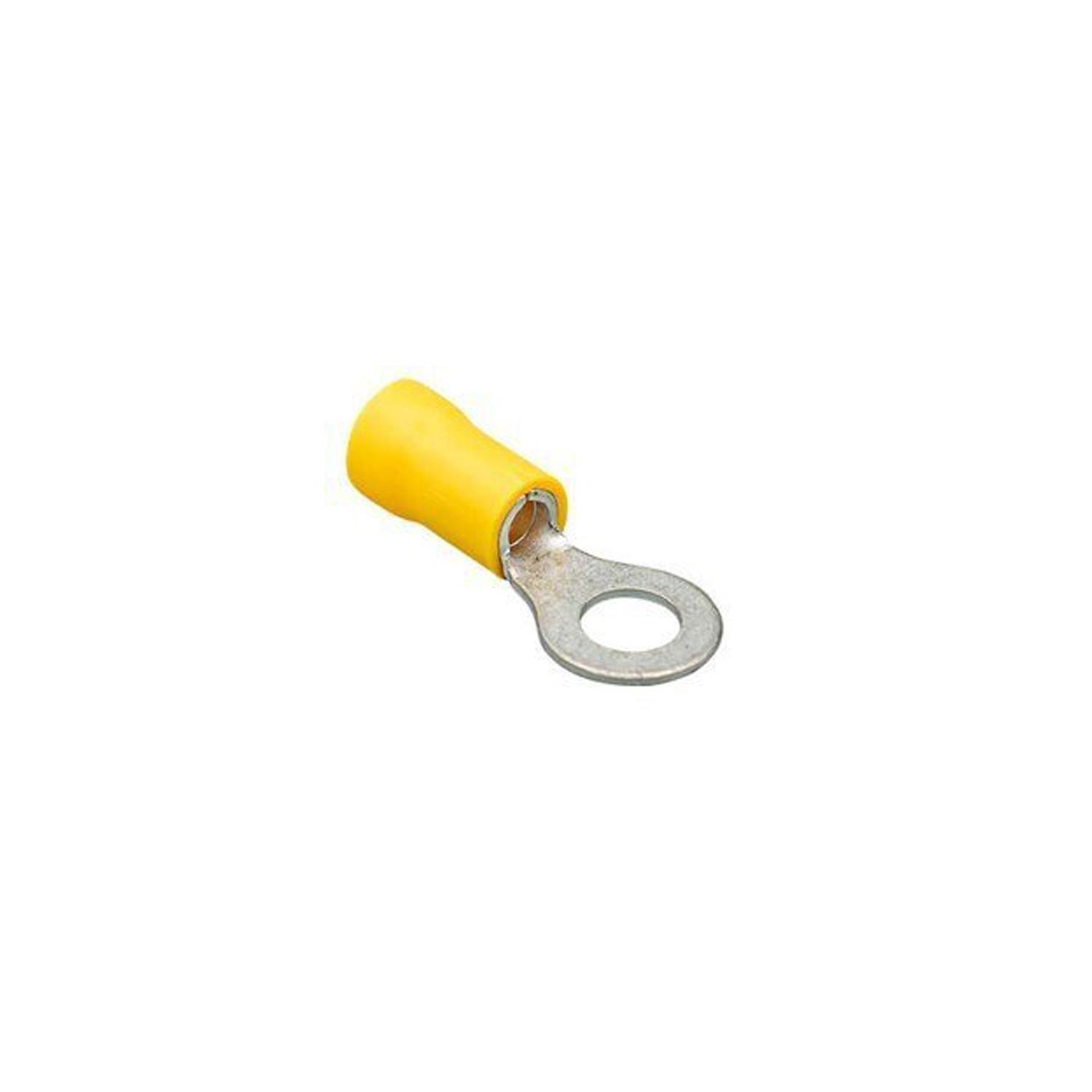JAMESON JYU-506 M5 YUVARLAK TİP İZOLELİ KABLO UCU (4,00-6,00 MM, SARI) (100 ADET )