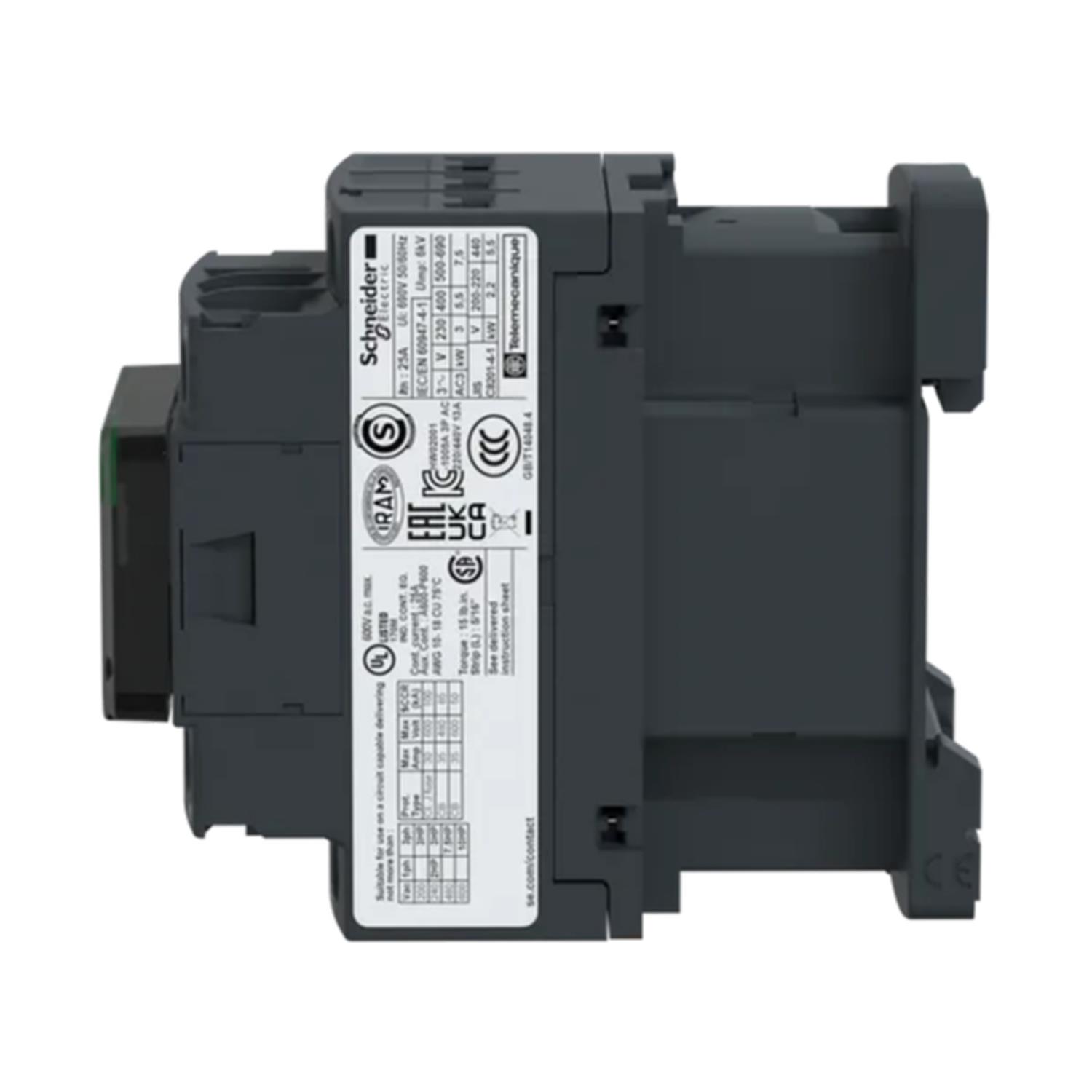 SCHNEIDER TESYS D LC1D12M7 1NA+1NK 5.5KW 3P 12A 220VAC GÜÇ KONTAKTÖRÜ