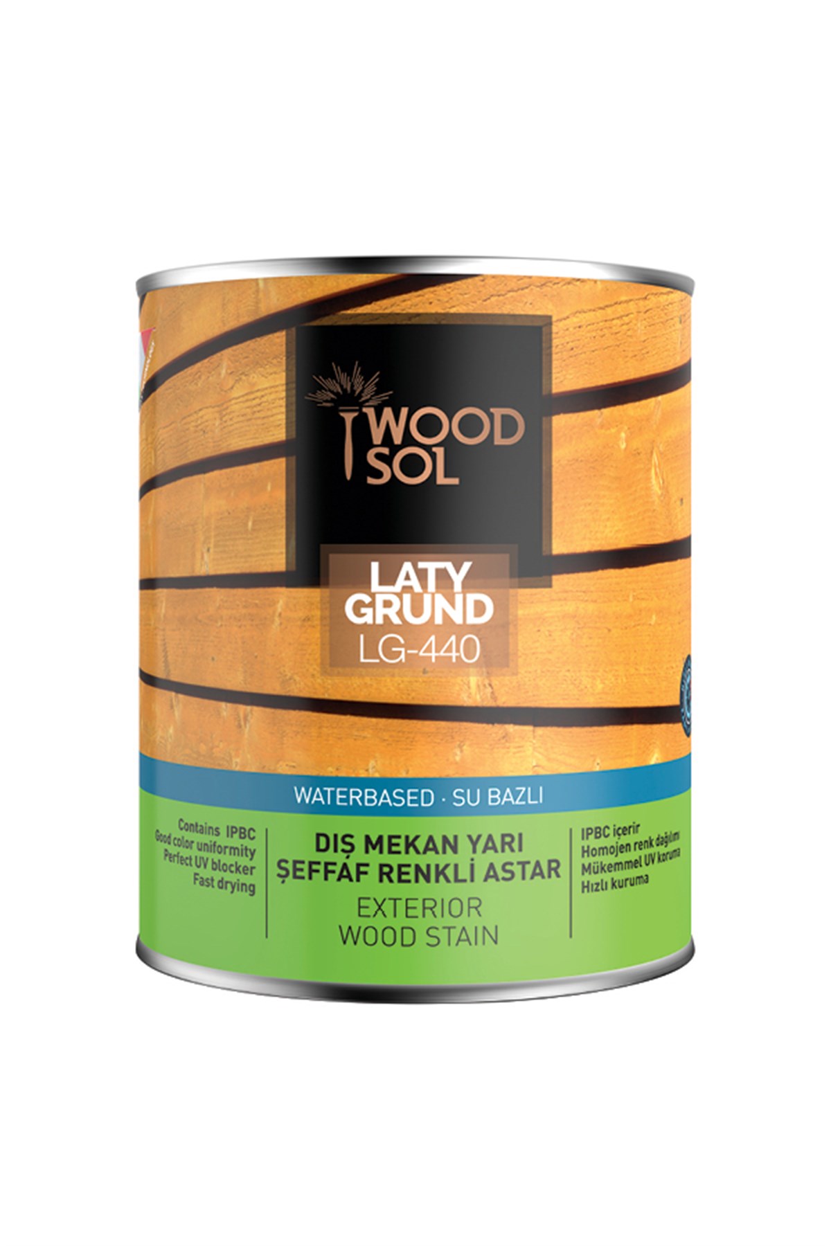 Woodsol Latygrund Dış Mekan Yarı Şeffaf Renkli Ahşap Astar 0.75 l 0000 CLEAR