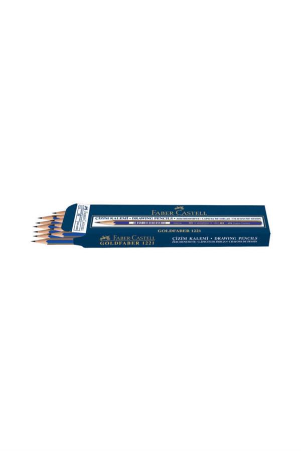 Faber Castell Goldfaber 1221 Dereceli Kurşun Kalem 2B - 12 Adet
