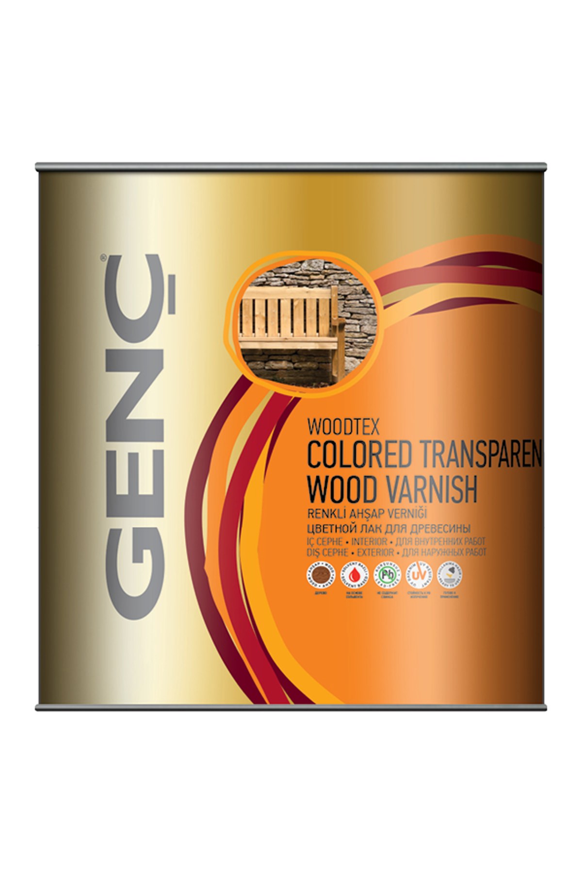 Genç Renkli Ahşap Vernik 0.75 l 8621 AÇIK MEŞE