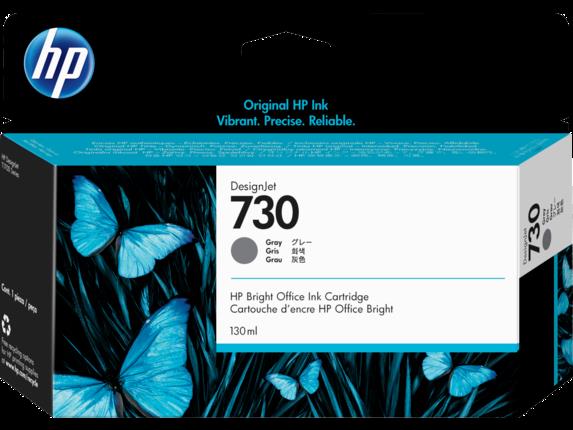 HP 730 Gray Gri 130 Ml Plotter Kartuşu P2V66A