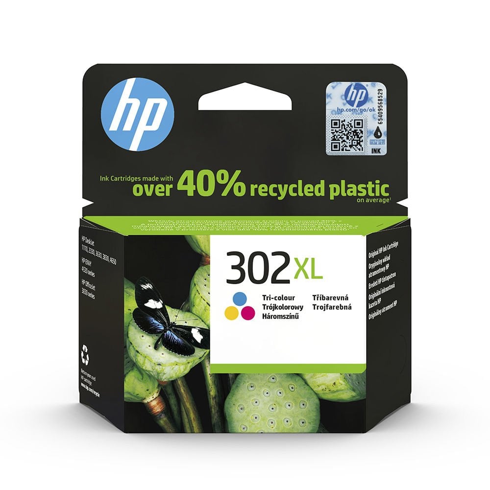HP 302 Xl Renkli Mürekkep Kartuşu F6U67Ae