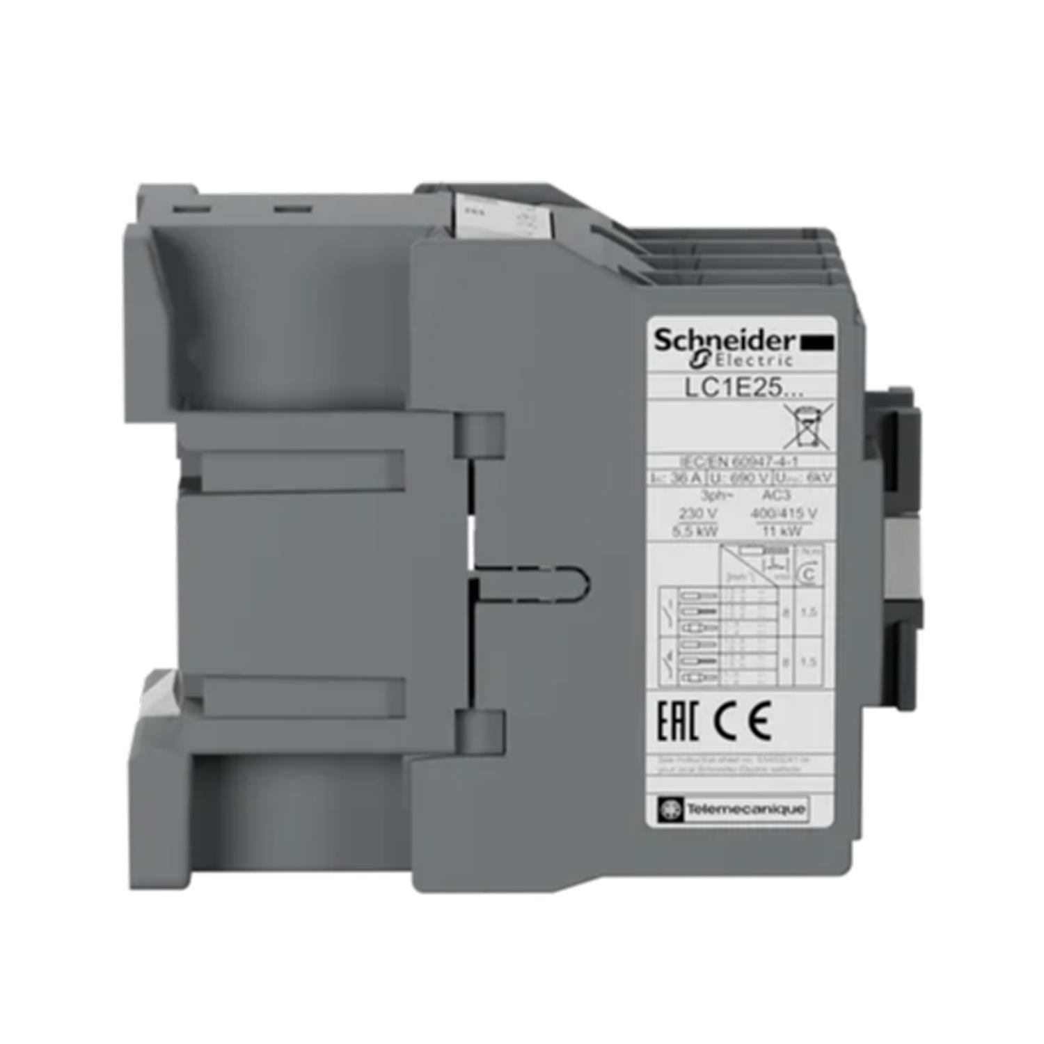 SCHNEIDER EASYPACT TVS LC1E2501B5 3P 25A 24VAC GÜÇ KONTAKTÖRÜ