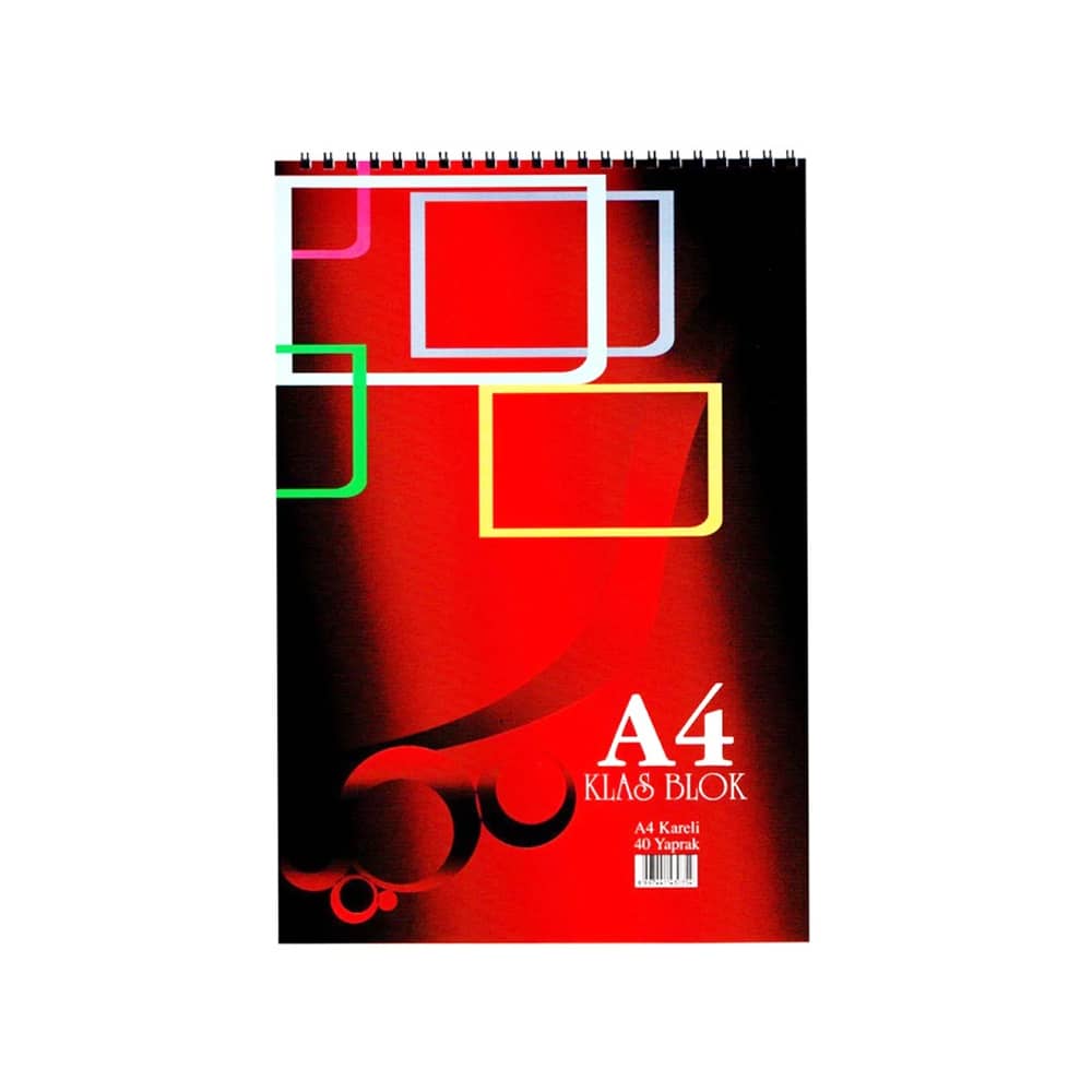 Klas Bloknot A4 Spr 40Yp Çizgili