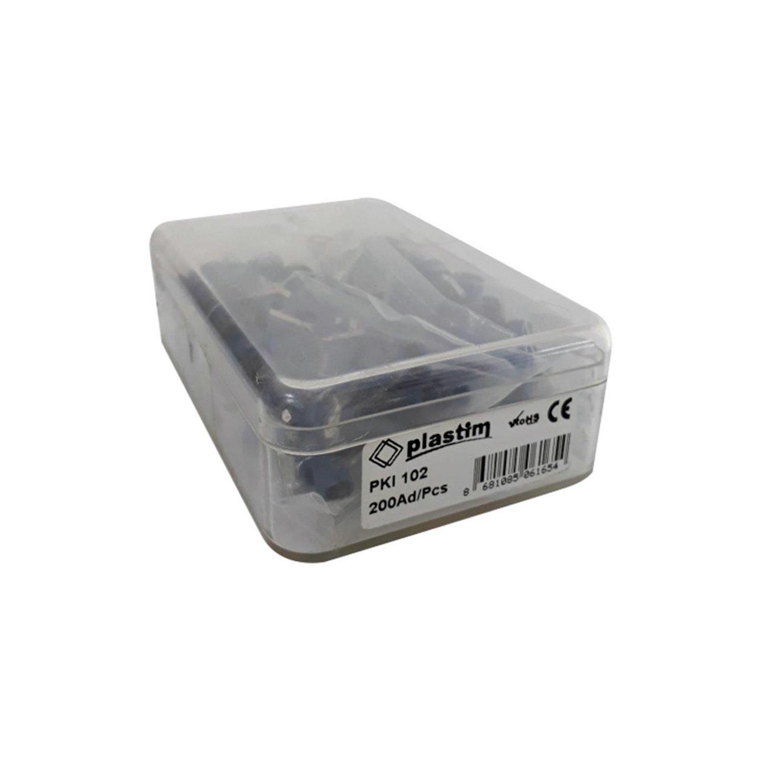 PLASTİM PKI-102 İĞNE TİP 2,5 MM İZOLELİ KABLO UCU (200 ADET )