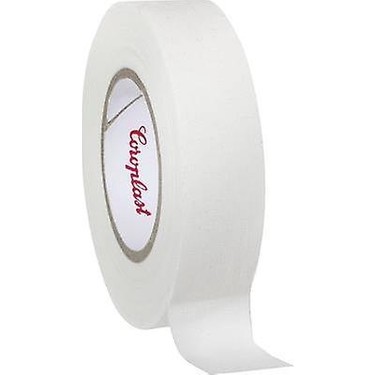 BantMarketim Coroplast Beyaz Isıya Dayanıklı Tüysüz Bez Bant 19mm x 15mt