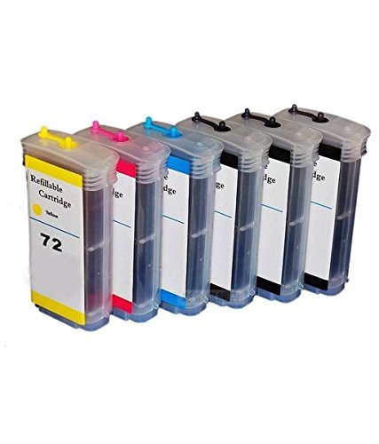 HP 72Xxl Süper Chipli Kolay Dolan Kartuş HP Designjet T610 T620 T770 T790 T795 T1100 T1120 T1200 T1300 T2300
