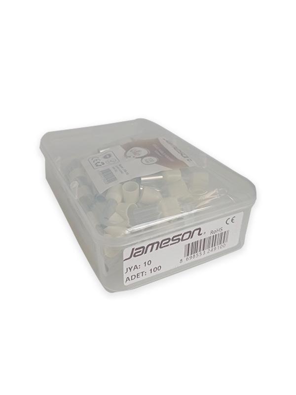 JAMESON JYA-10.0 ALMAN NORMU İZOLELİ KABLO YÜKSÜK (10,0 MM-BEJ) (200 ADET )
