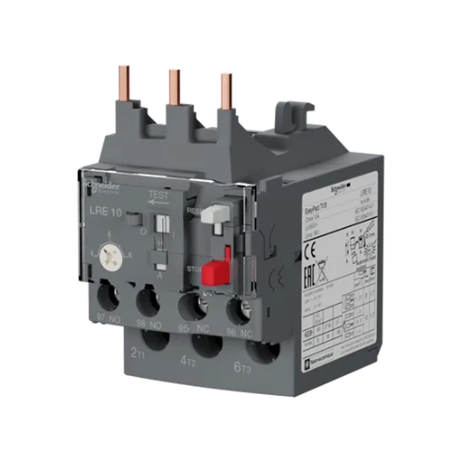 SCHNEIDER EASYPACT TVS LRE-10 DİFERANSİYEL TERMİK AŞIRI YÜK RÖLESİ (4-6A)