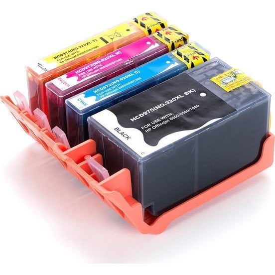 1 Takım- 4 Adet HP 920Xl Uyumlu Kartuşlar - HP 6000/ 7000N/ 6500/ 6500A/ 7500A