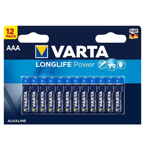 Varta Longlife Power Aaa Alkalin İnce Pil 12 Li Blister