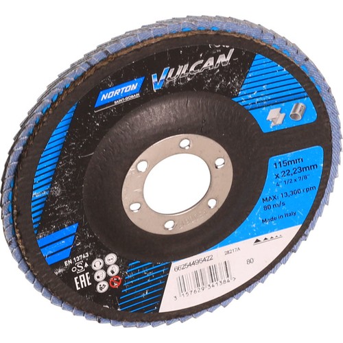 Norton Vulcan Zirconia Flap Discs 115 X 22.23 mm Kesme Taşı