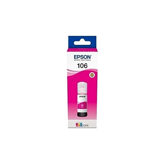 Epson 106 T00R340 Ecotank Mor Kartuş Ink Bottle