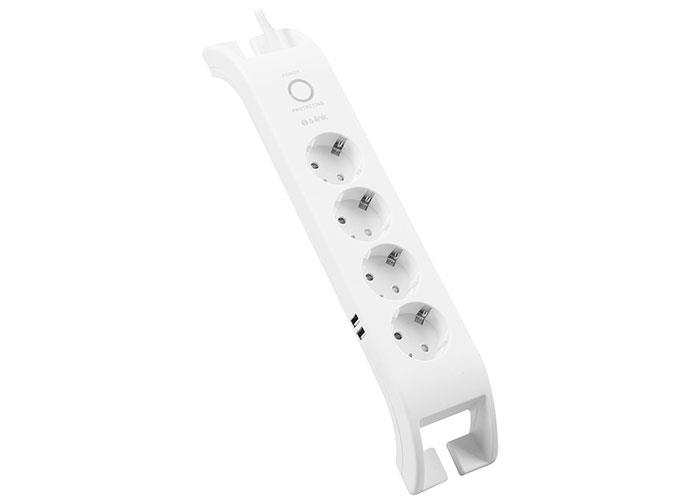 S-Link SPG3041 2m 2xUSB=2.4a 3G1.5mm2 900 Joule 4'lü Akım Korumalı
