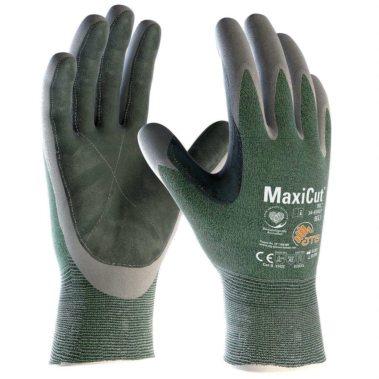 Atg MaxiCut® Oil™ 34-450LP Yağlı ve Islak Ortamlar İçin Kesilme Dirençli İş Eldiveni