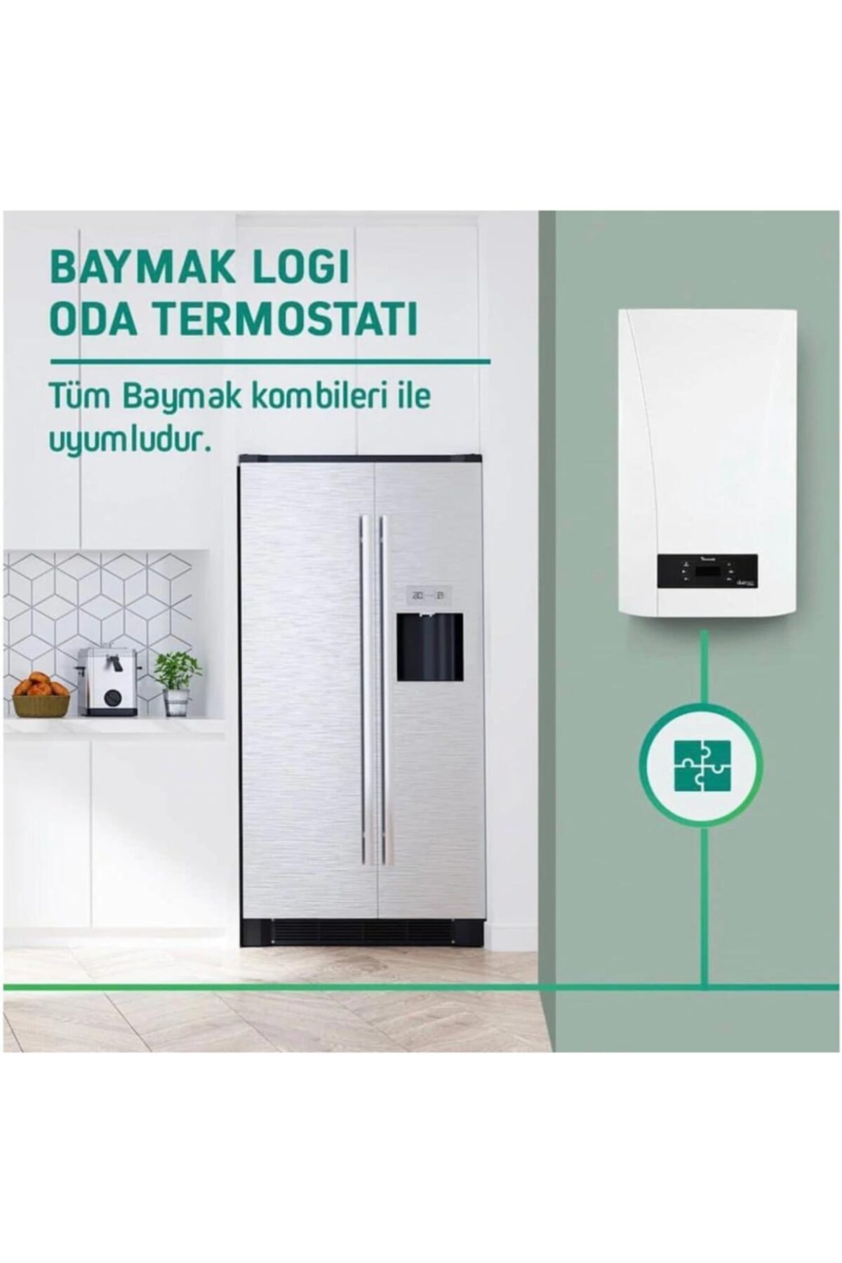 Baymak Logı Dijital Kablosuz Oda Termostatı