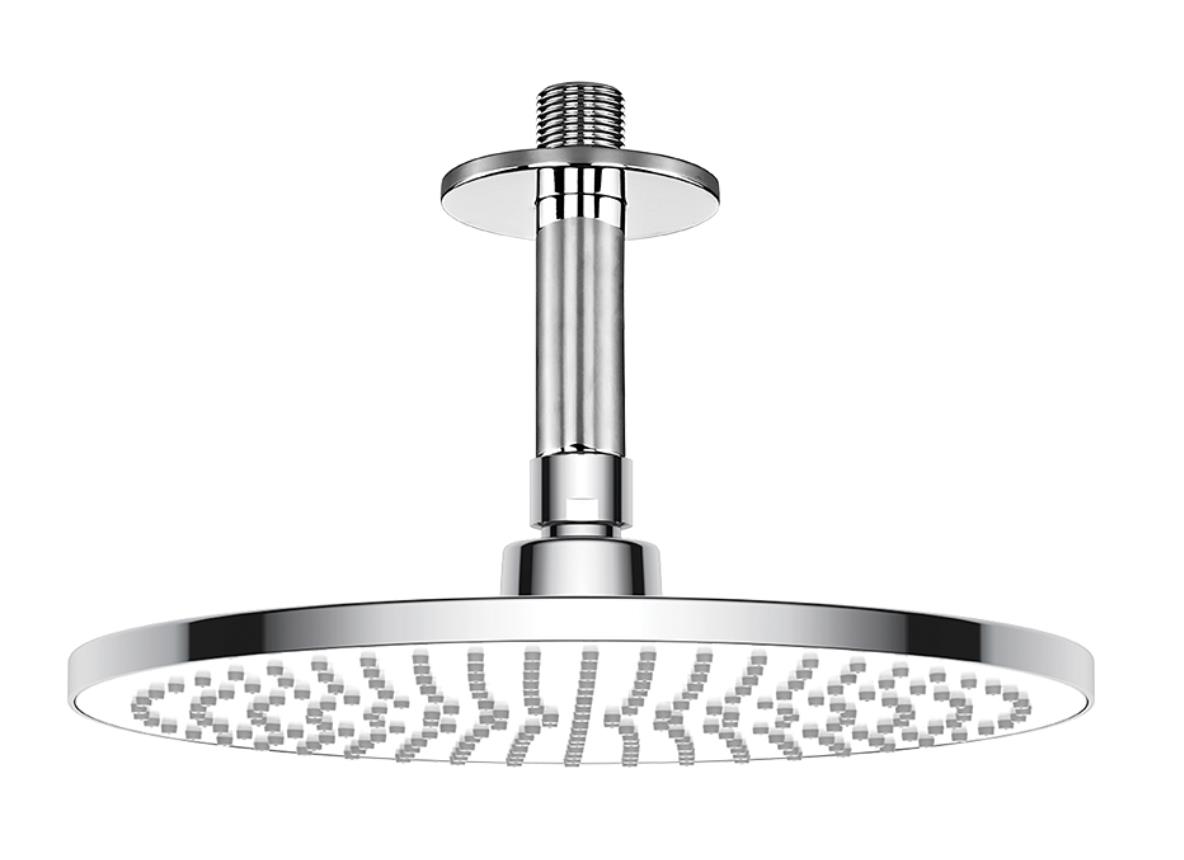 E.C.A 102145050 Purity Tavandan Duş Başlığı Tepe Duşu Krom-Beyaz