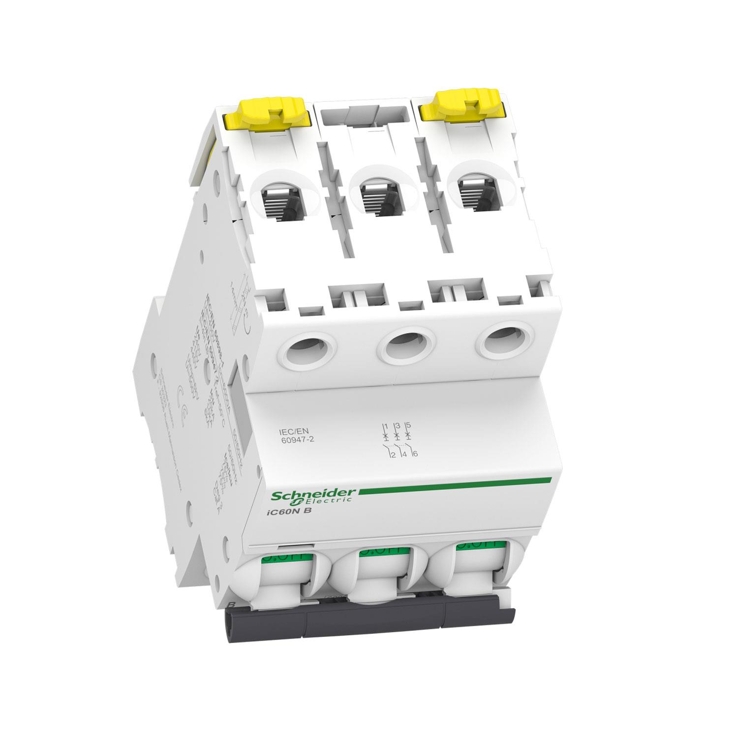 SCHNEIDER ACTi9 iC60N A9F73363 63A SİGORTA (3P, 6kA, B EĞRİSİ)