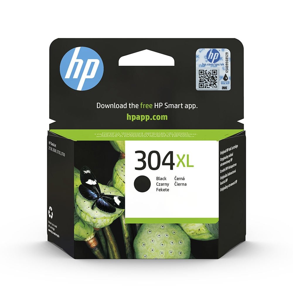 HP 304 Xl Mürekkep Kartuşu Siyah N9K08Ae
