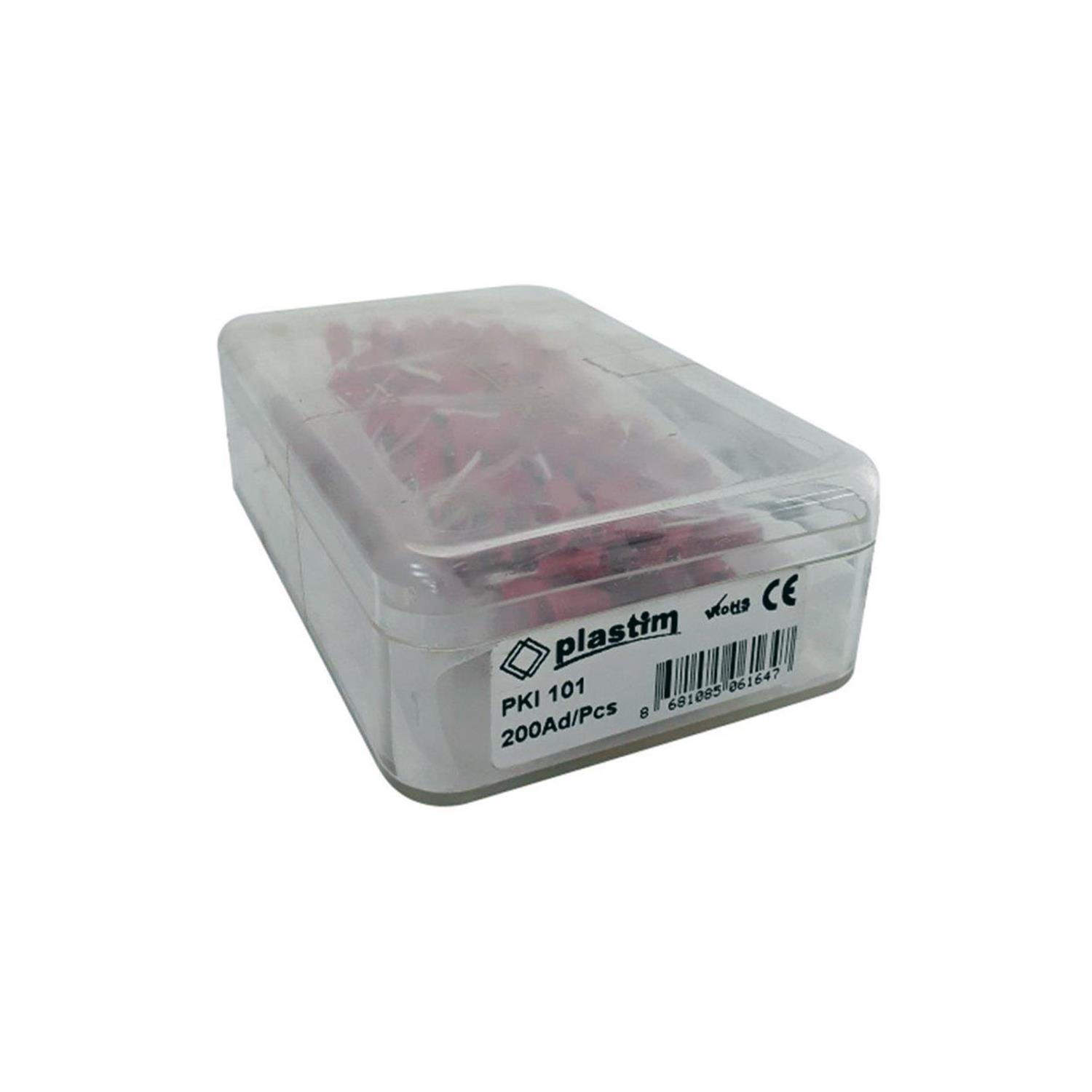 PLASTİM PKI-101 İĞNE TİP 1,5 MM İZOLELİ KABLO UCU (200 ADET )