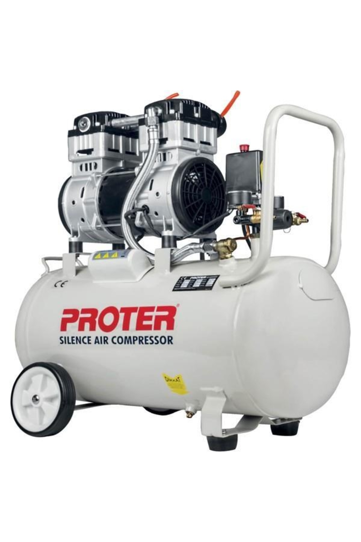 Proter Sessiz - Yağsız 50 Lt 8 Bar Hava Kompresörü