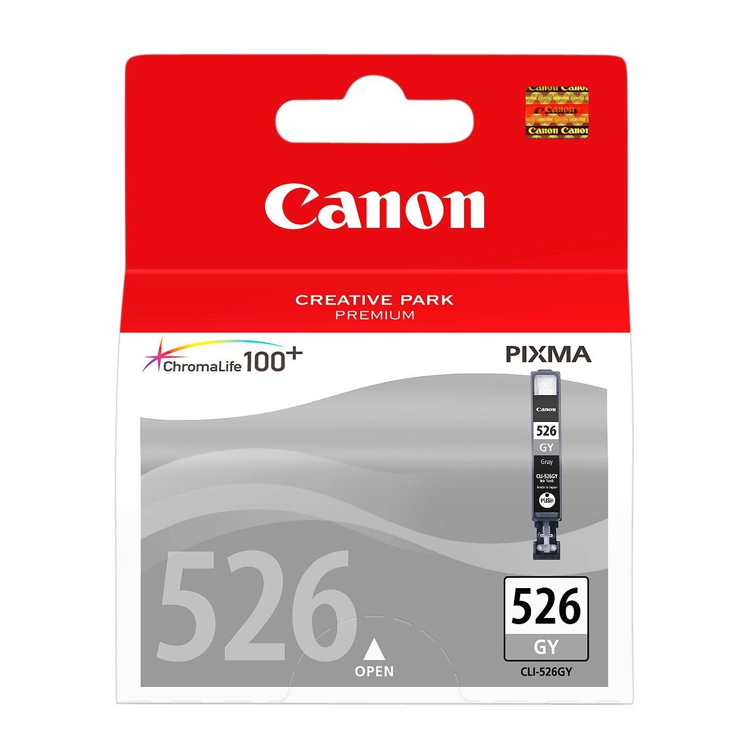 Canon Clı-526Gy Gray Gri Mürekkep Kartuşu Ix6550 Mg5150-5250-5350 Mx715-885-895
