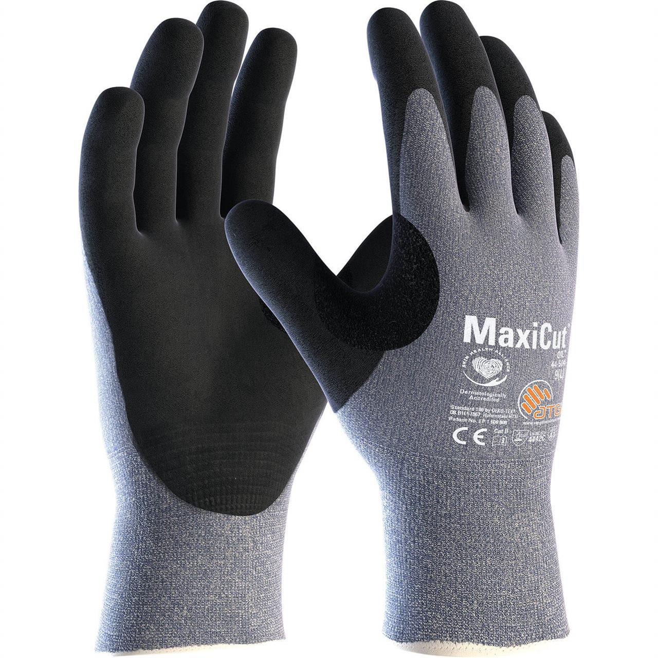 Atg MaxiCut® Oil™ 44-504 Yağlı ve Islak Ortamlar İçin Kesilme Dirençli İş Eldiveni