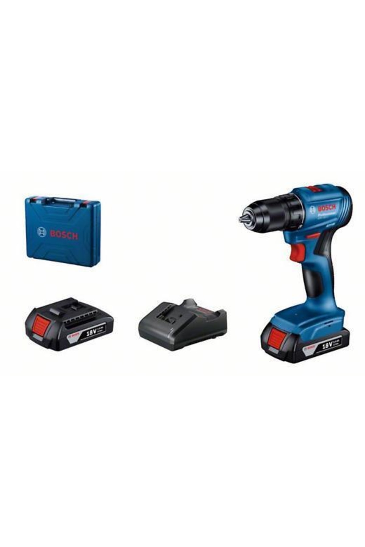 Bosch GSR-185 Lı Çift Akülü 2 Ah Vidalama Makinesi
