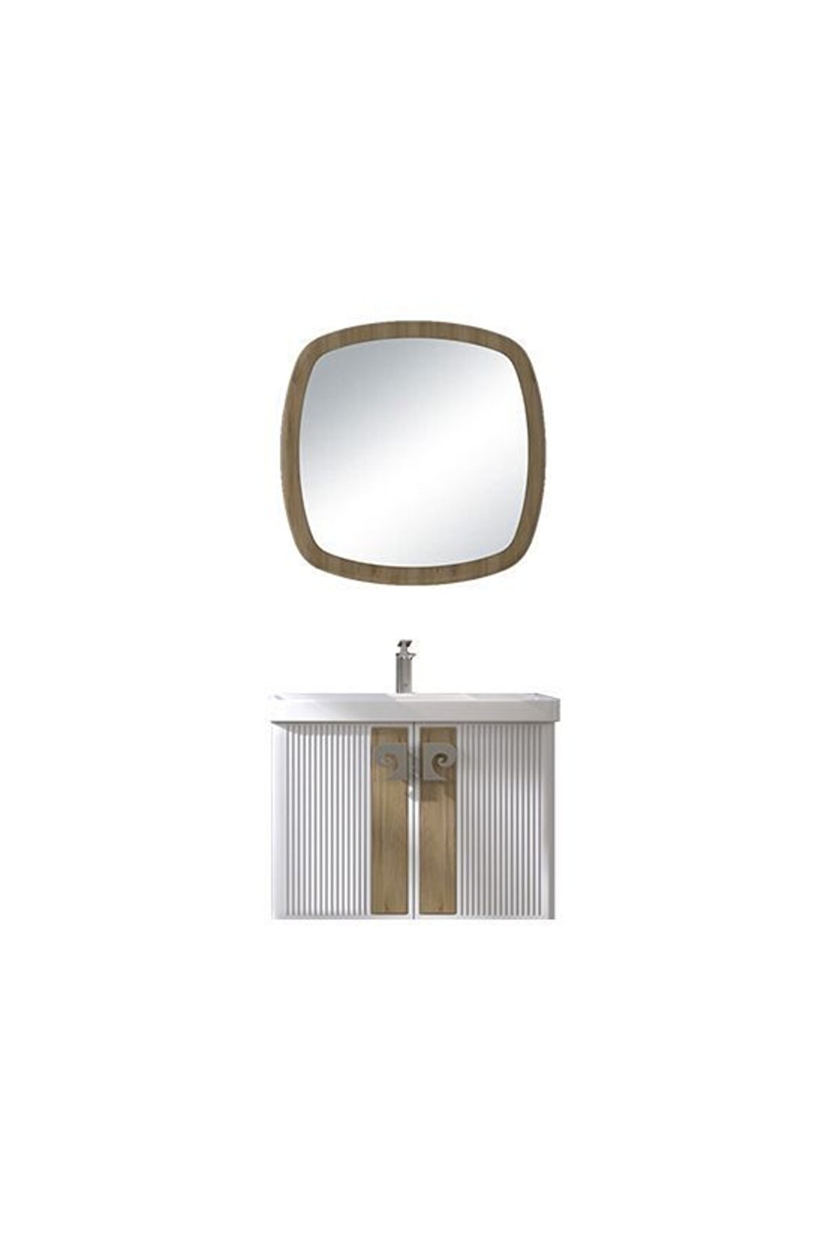 Pierre Cardin Abis 80 cm ANTIQUE WHITE WILLOW banyo dolabı