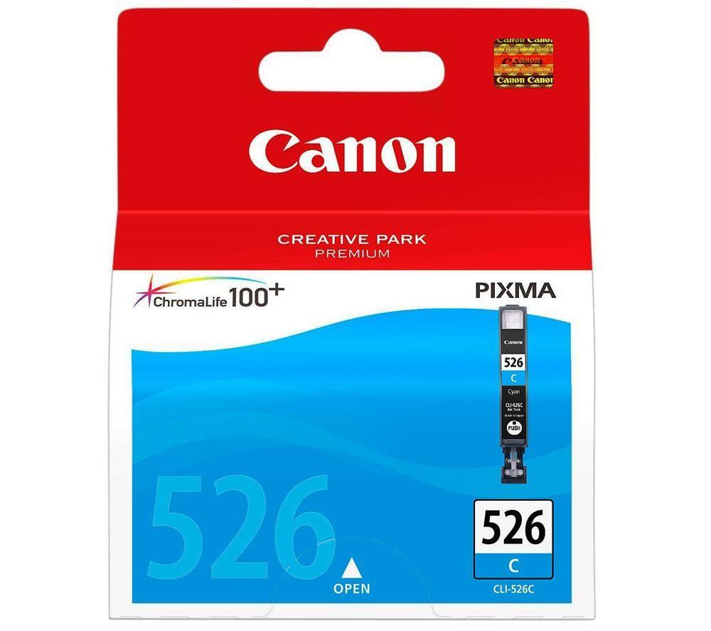 Canon Clı-526C Cyan Mavi Mürekkep Kartuşu Ix6550 Mg5150-5250-5350 Mx715-885-895