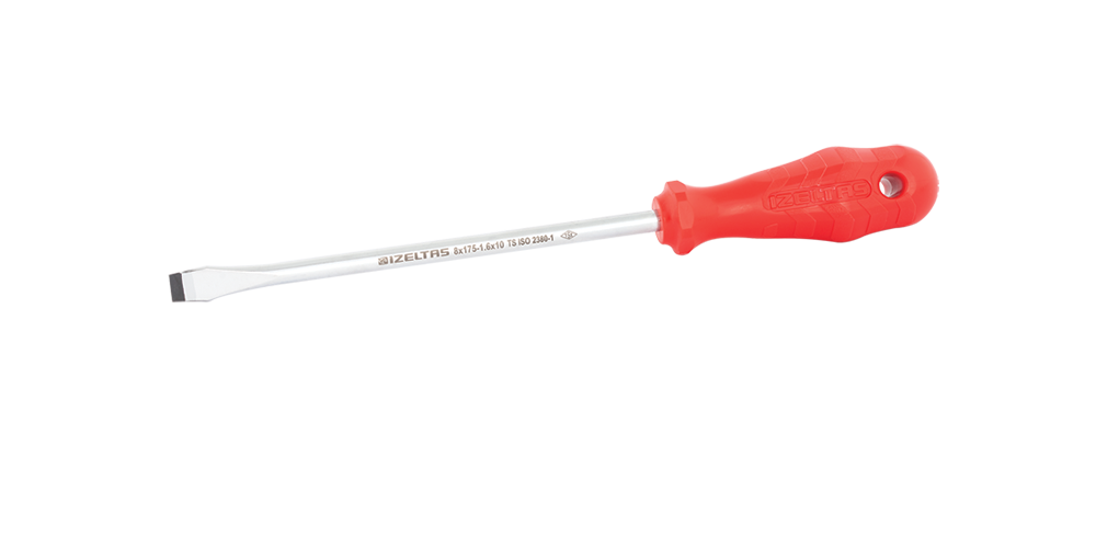 İzeltaş 4300170380 Opak Seri Düz Uçlu Tornavida 3X80