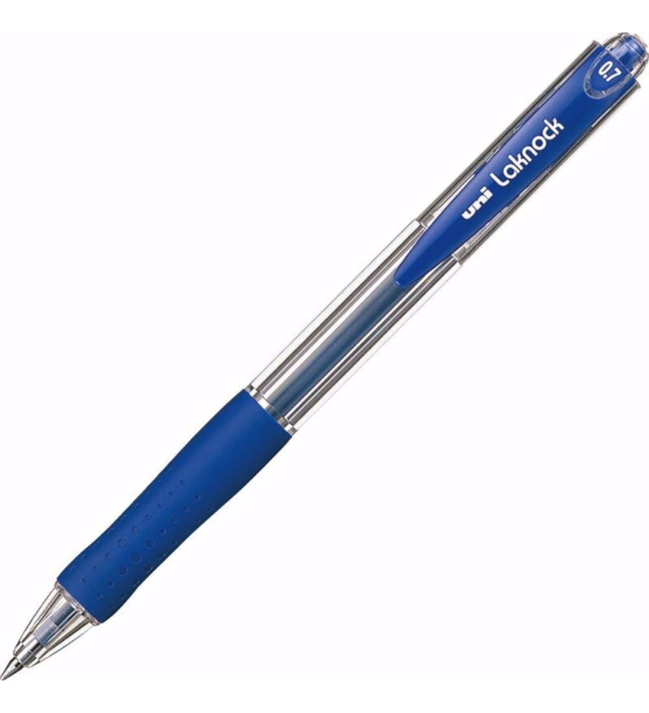 Uni-Ball Tükenmez Kalem Laknock Micro 0.7 MM Mekanik Bilye Uç Mavi SN-100