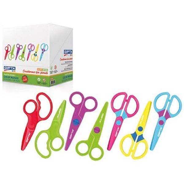 Gıpta Küt Uçlu Plastik Gövde Çocuk Makası Adet K720