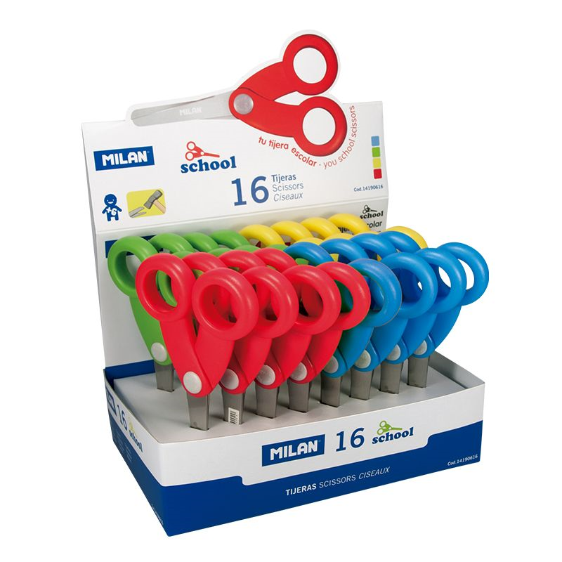 Mılan 14190616 School Okul Makası Kısa Boy 16Lı