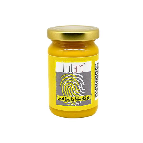 Lutart Linol Baskı Mürekkebi 100 Ml. Sarı LF-1200