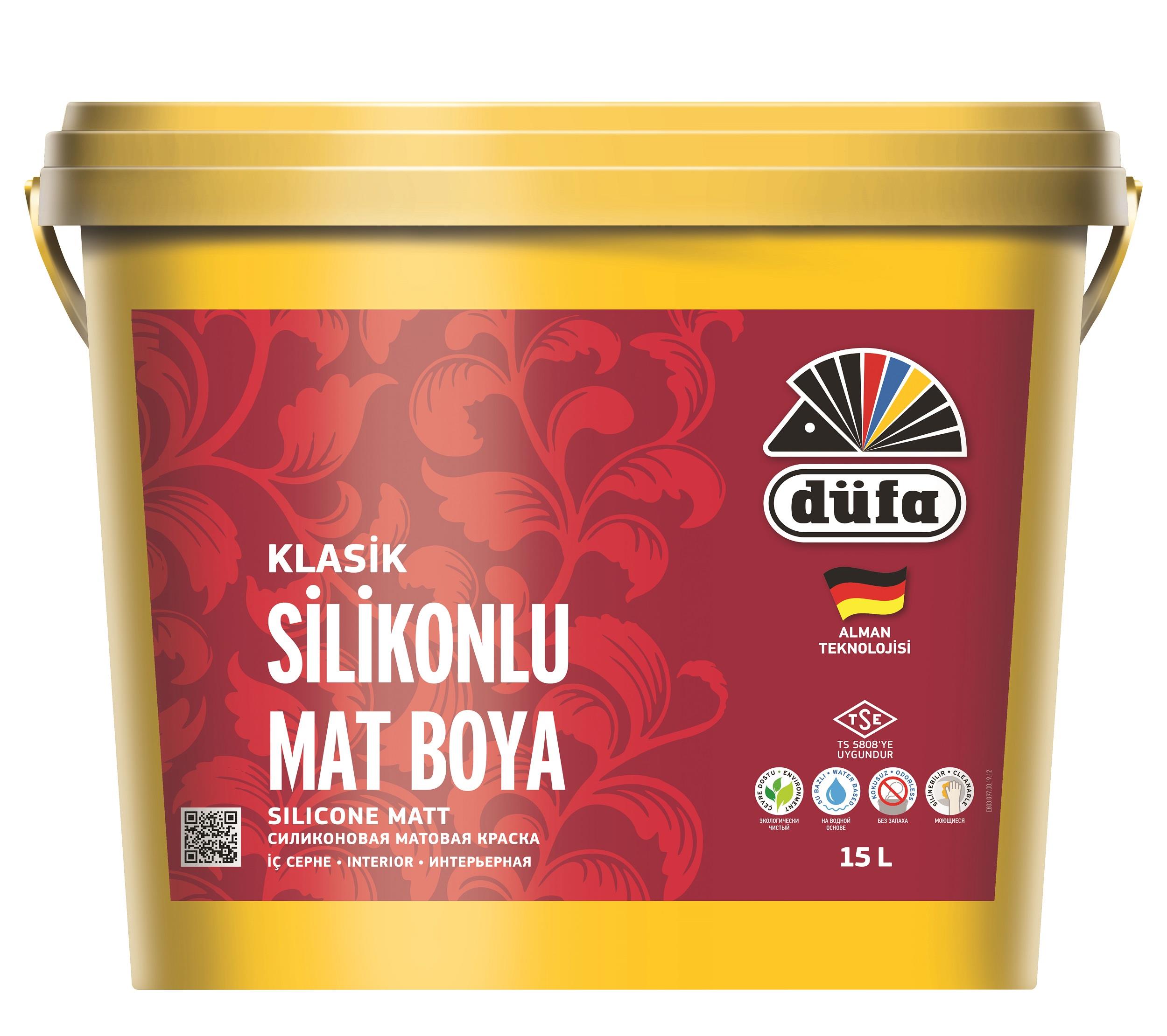 Düfa İç Cephe Duvar Boya Klasik Silikonlu Mat 2.50 l - YENİ KARTELA Melek Kanadı
