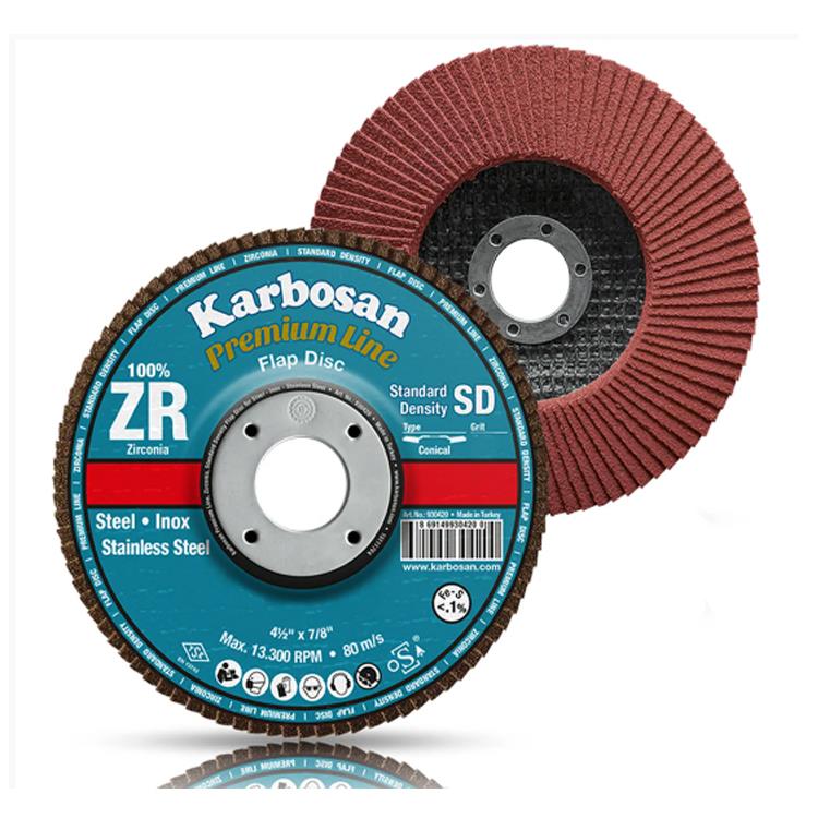 Karbosan 180X22.23 mm Z-40 7''X7/8'' Flap Disk 1 Adet