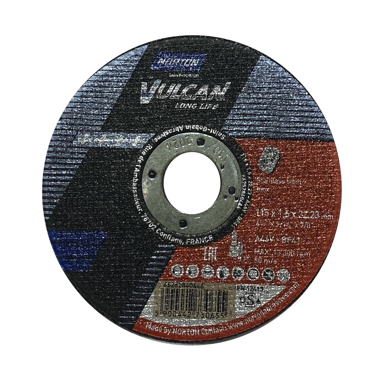 Norton115X1.6X22.23 4"1/2X1/16"X7/8" Kesme Taşı 25 Adet