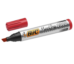 Bıc Permanent Markör 2300 Kesik Uç Kırmızı