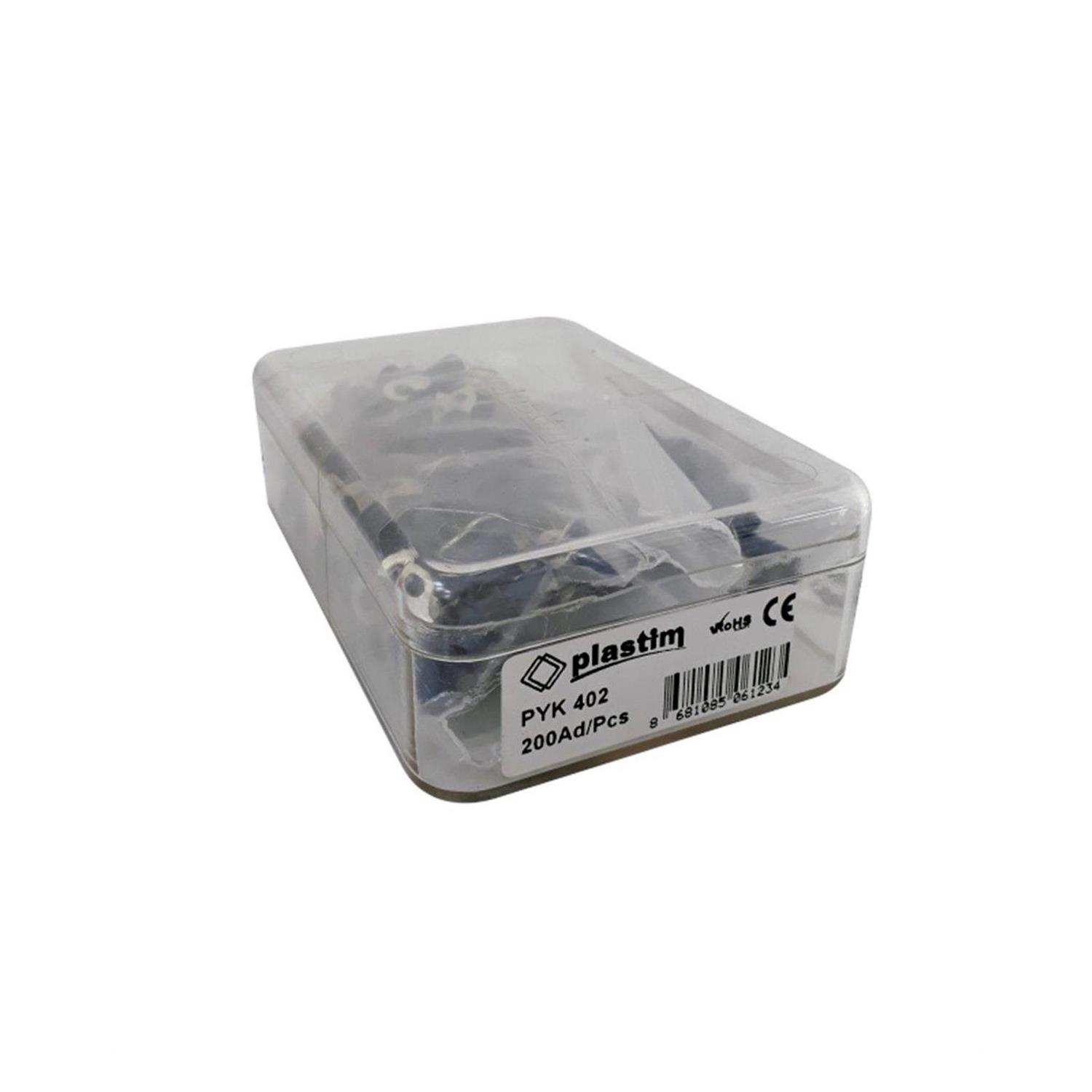 PLASTİM PYK-402 M4 YUVARLAK TİP İZOLELİ KABLO UCU (1,50-2,50 MM) (200 ADET )
