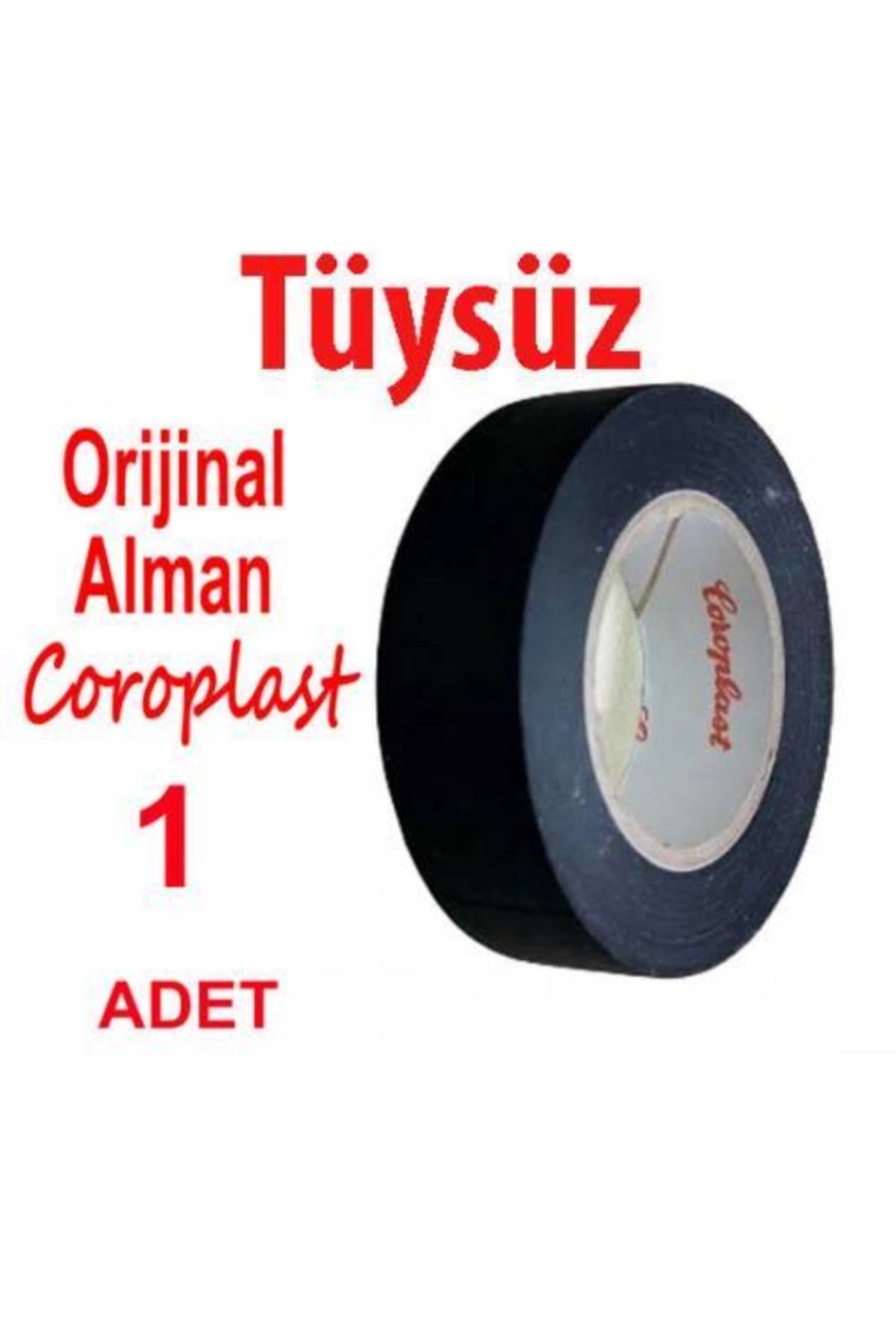 Coroplast Bez Bant Tüysüz Yanmaz Kumaş Kablo Sarma Bantı 19mm 15mt