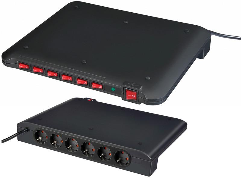 Brennenstuhl Power Manager Pma Usb Fonksiyonel 6 Soketli 2 Metre 19.500 mAh Akım Korumalı Priz