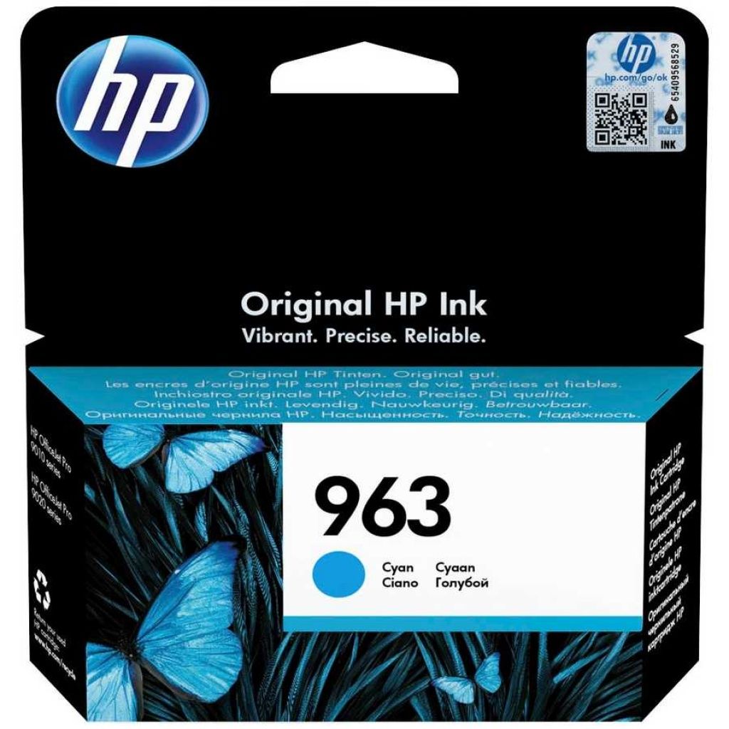 HP 963-3Ja23Ae Mavi Kartuş