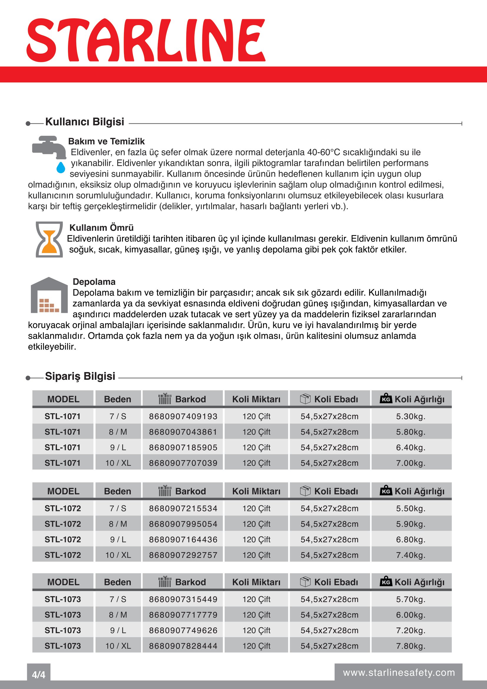 Starline STL-1071 Genel Amaçlı Gri-Siyah Köpük Nitril Eldiven (7/S Beden)